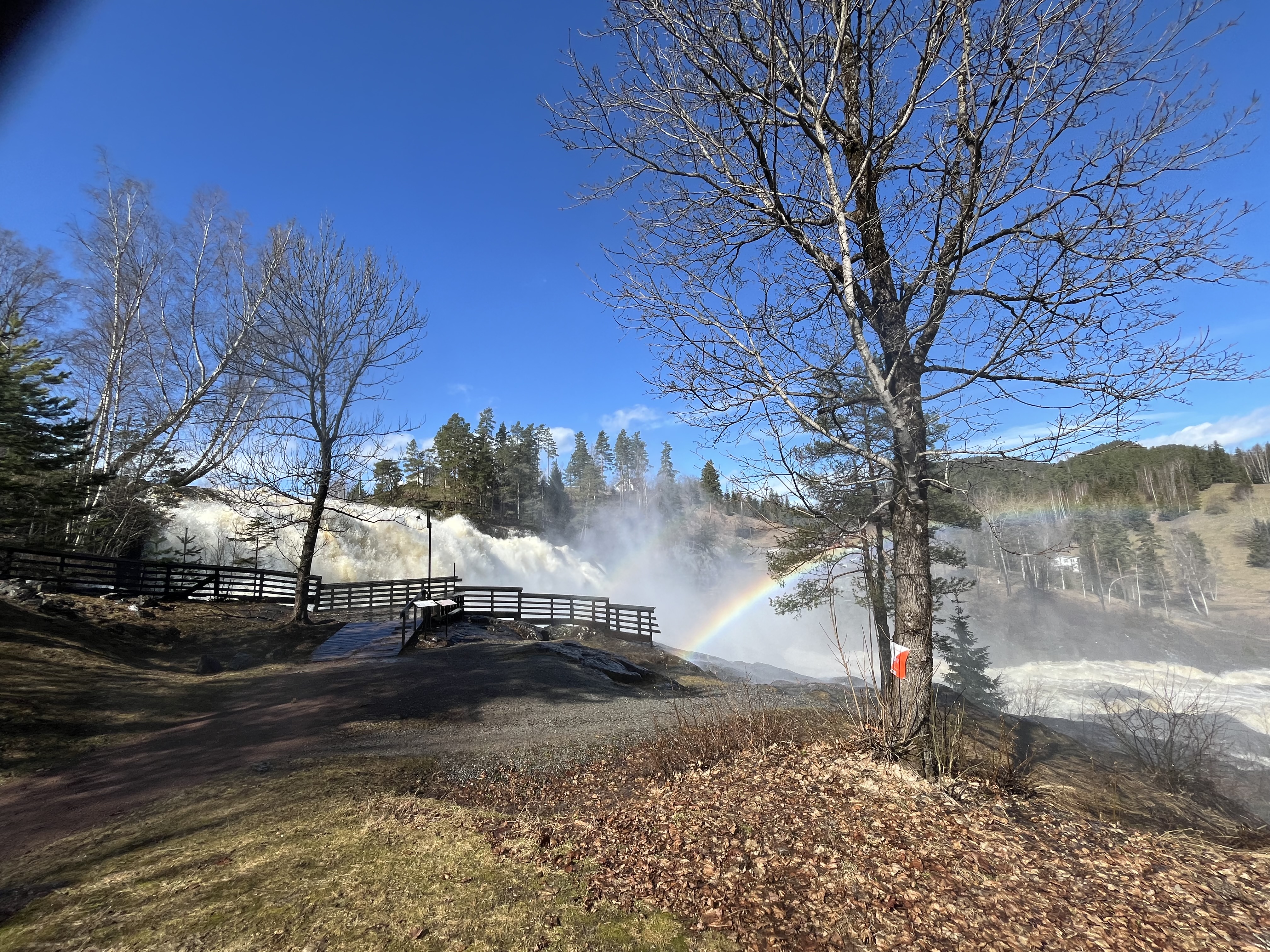 Fossen ved Blaafarveverket med Tur O post 2024