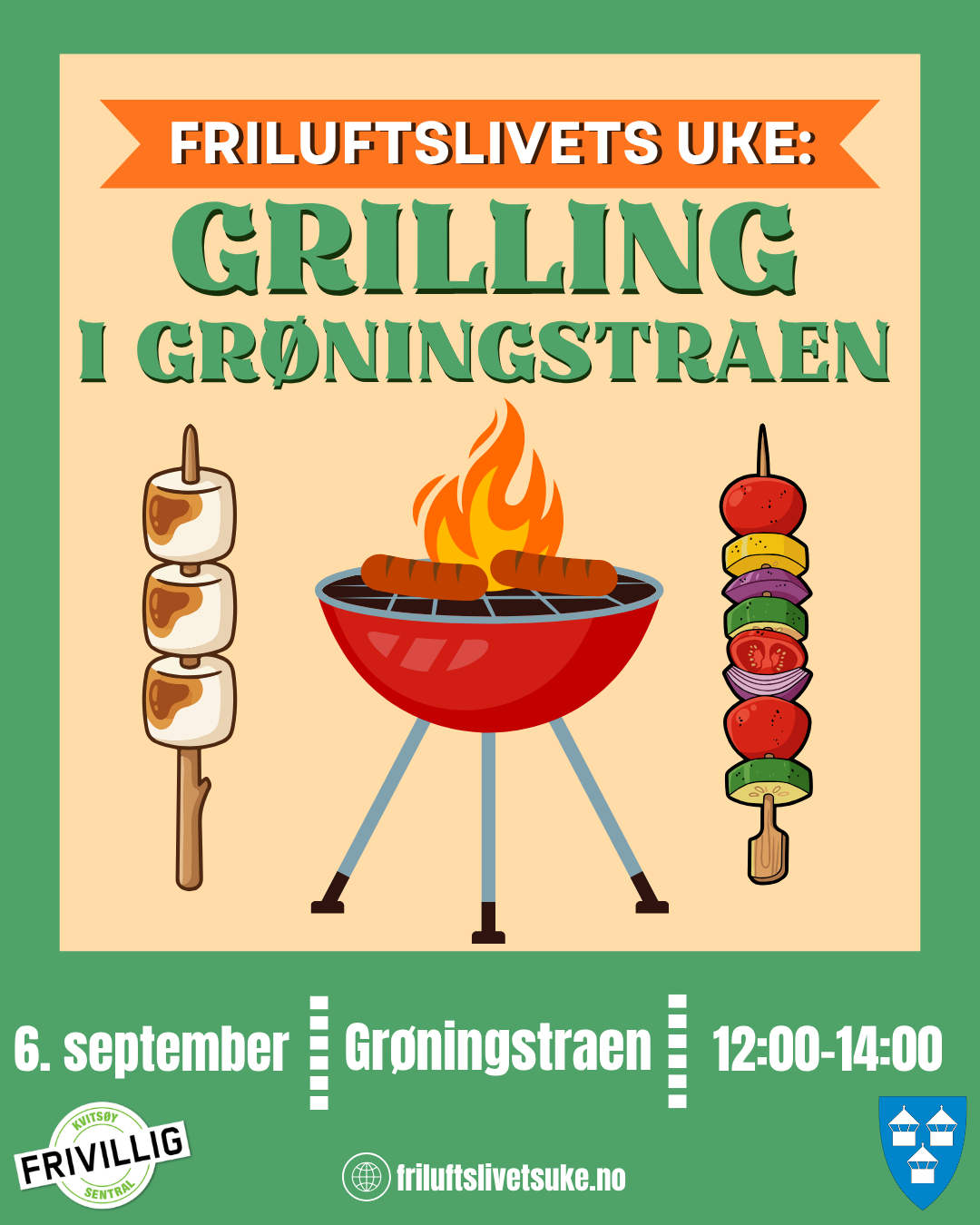 Grilling i grøningstraen