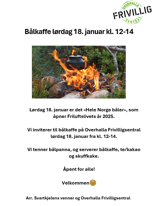 Hele Norge Båler 18 januar