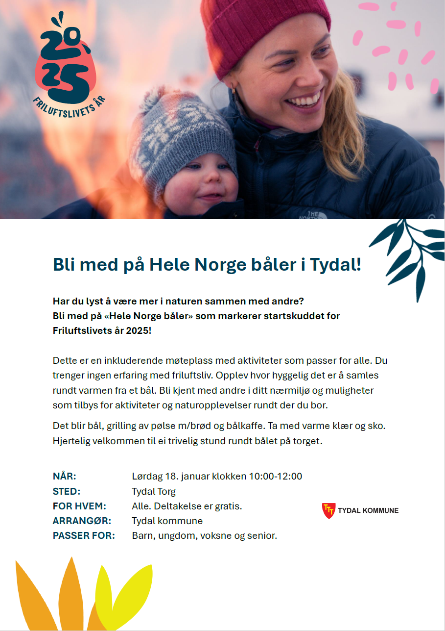 Hele Norge båler Tydal