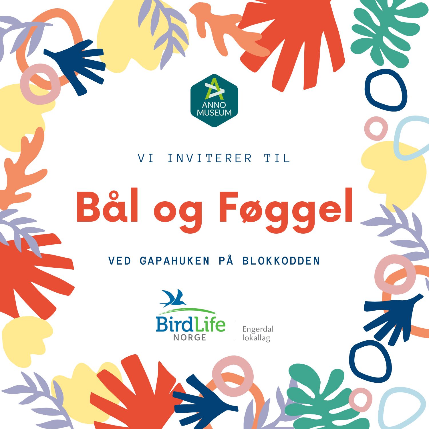 I anledningen Friluftslivets Uke inviterer Bird Life Norge avd Engerdal lokallag og Anno Museum Blokkodden til bålkveld og hyggelig fugleprat mandag den 7 september fra kl 18 og utover kvelden
