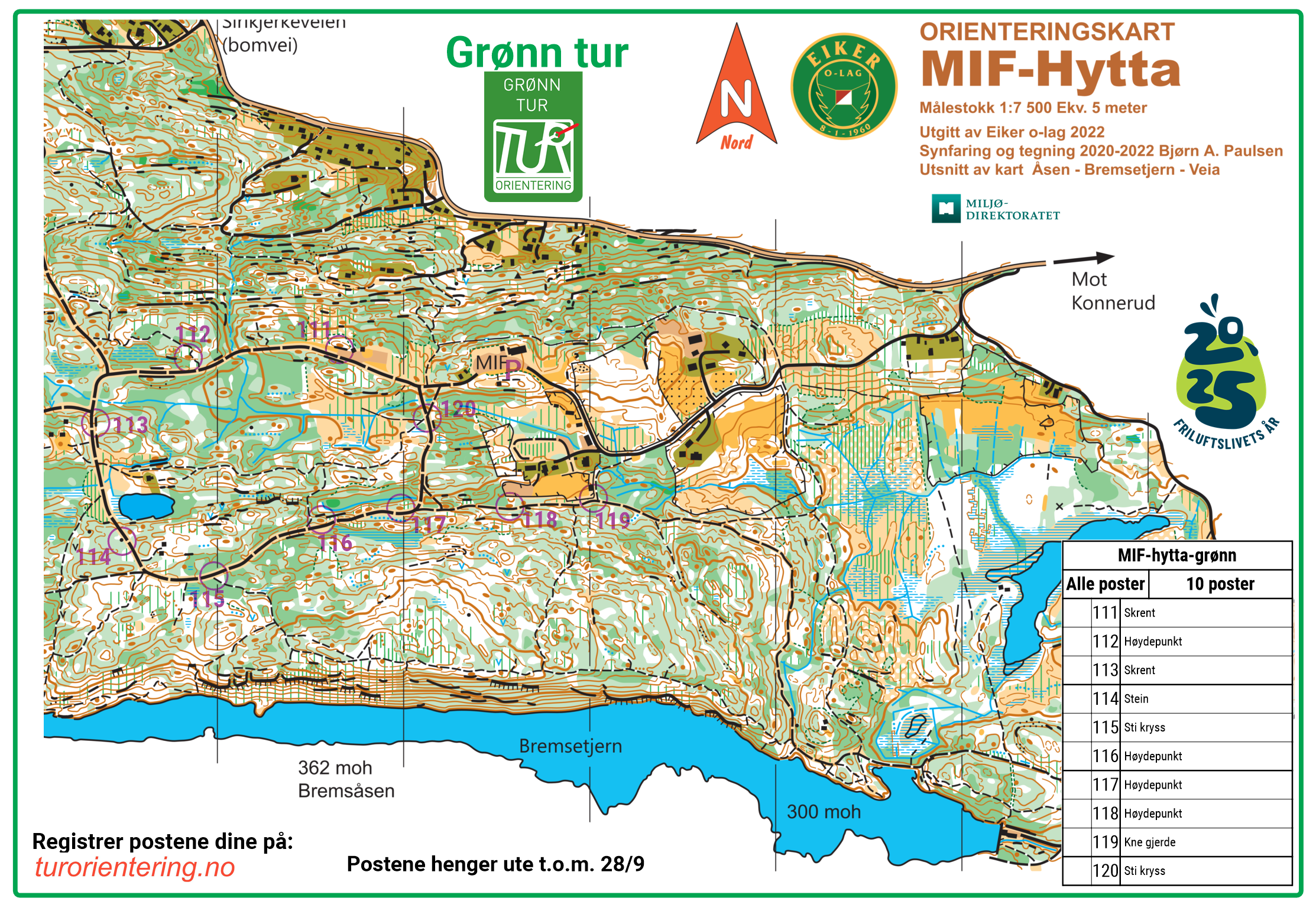 MIF hytta grønn Alle poster 4