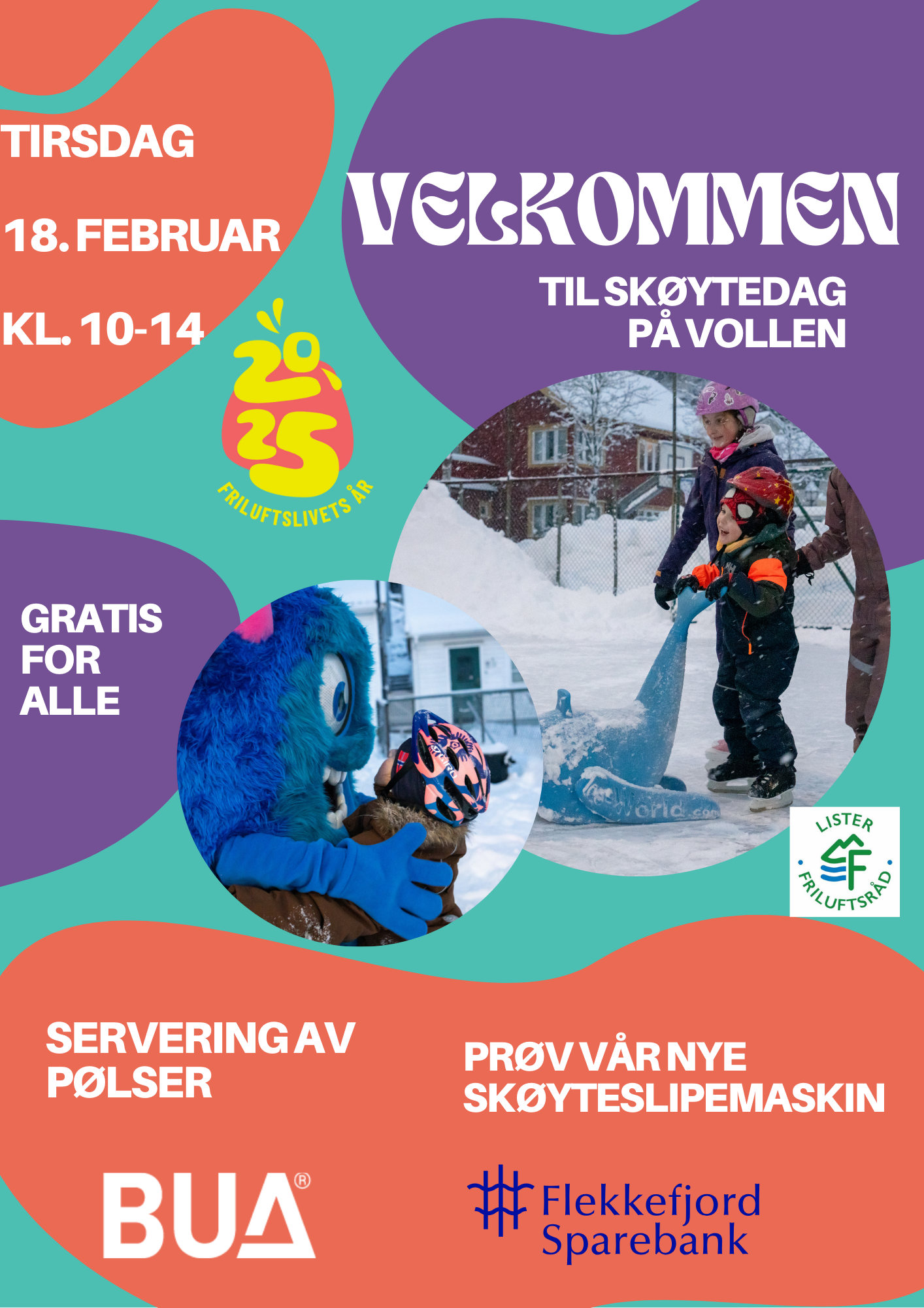 SKØYTEDAG PÅ VOLLEN