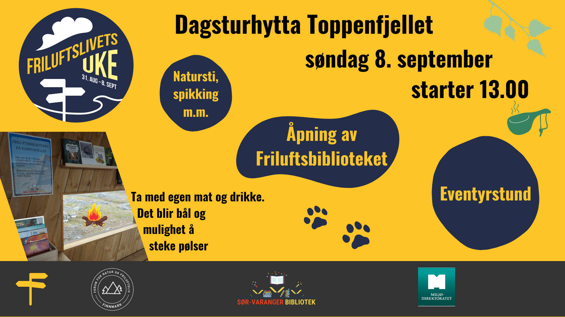 Toppenhytta 8 september Friluftslivets Uke 2024 1920 x 1080 px