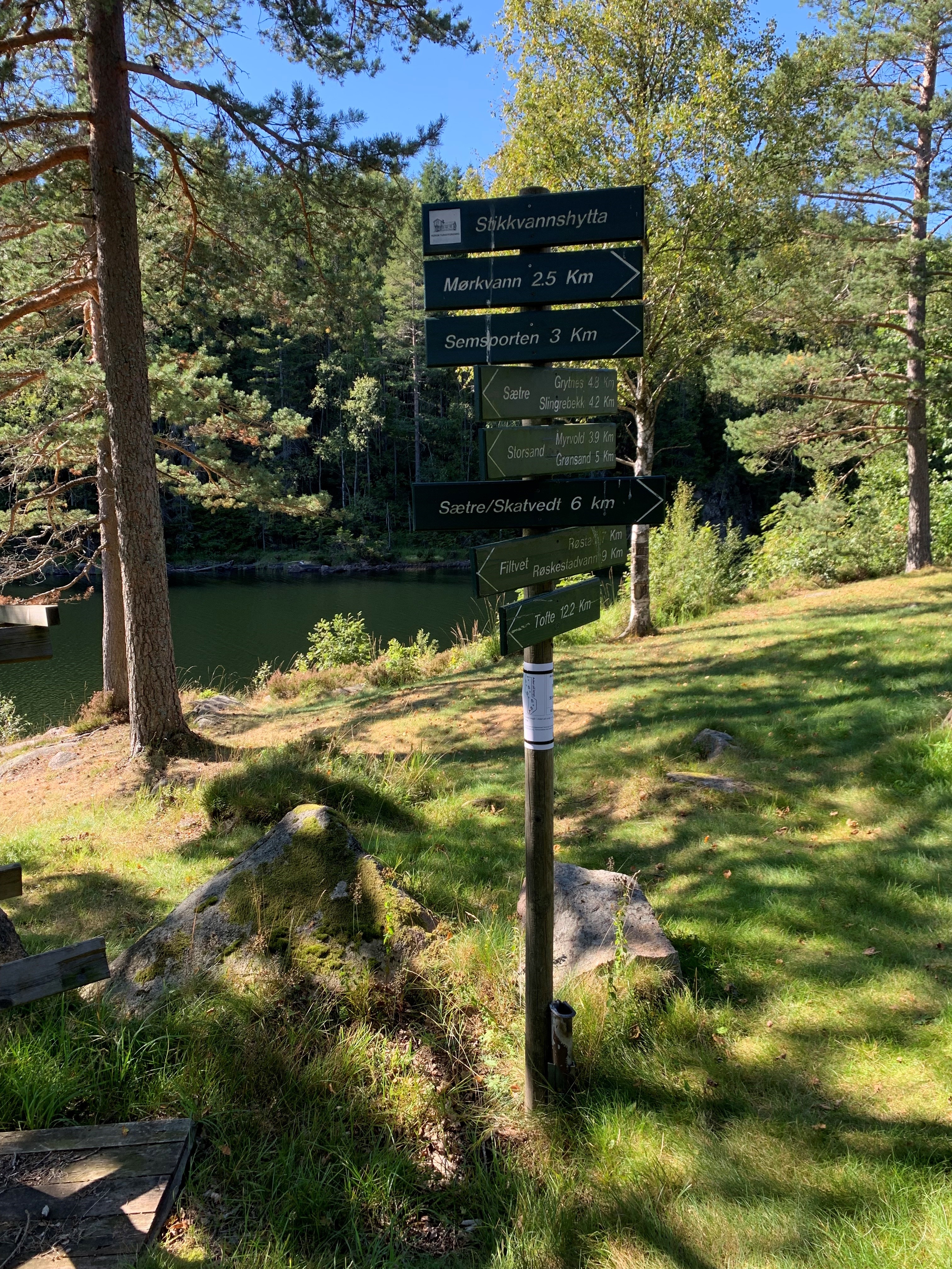 Turskilt ved Stikkvann