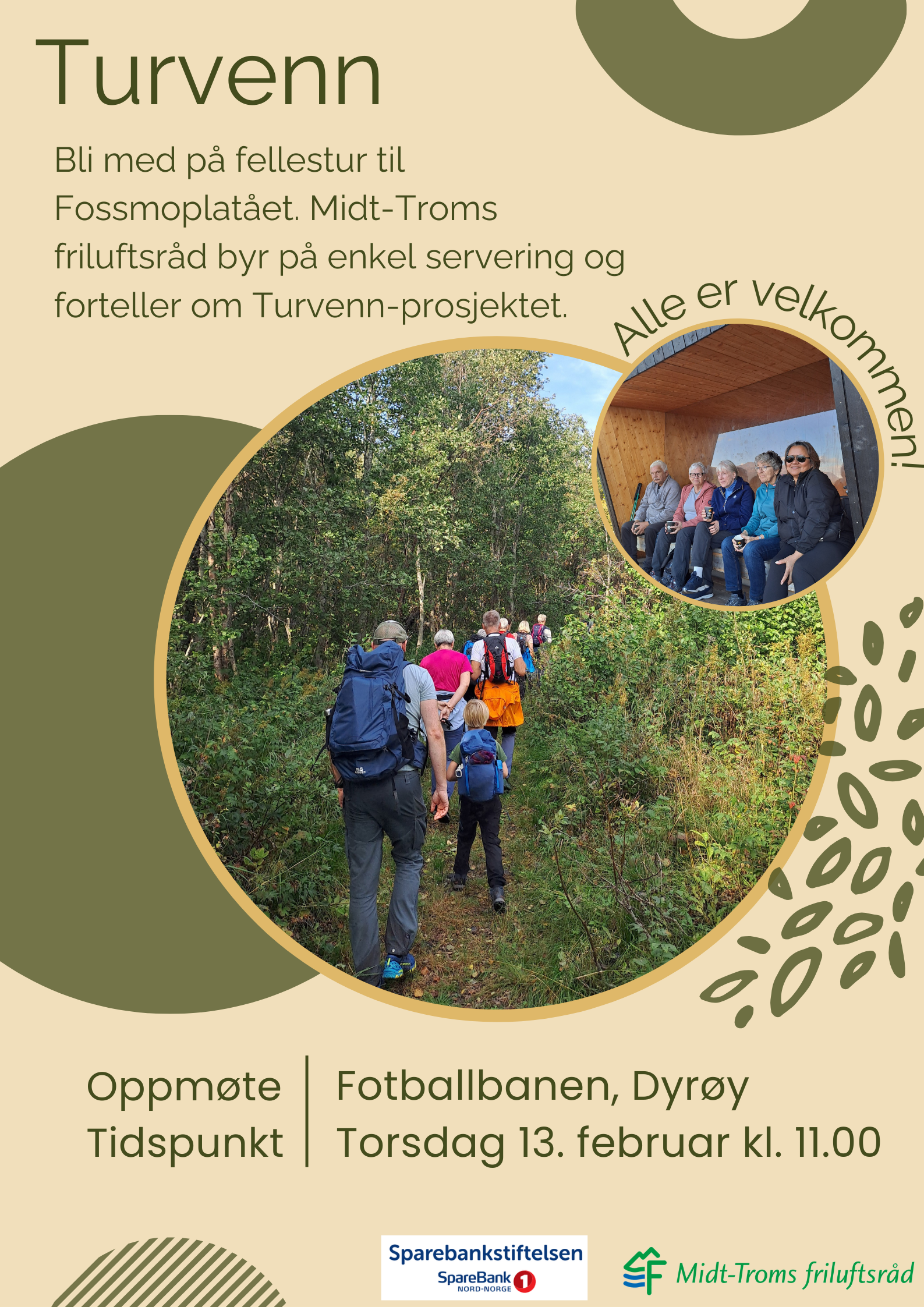 Turvenn invitasjon til fellestur Dyrrøy