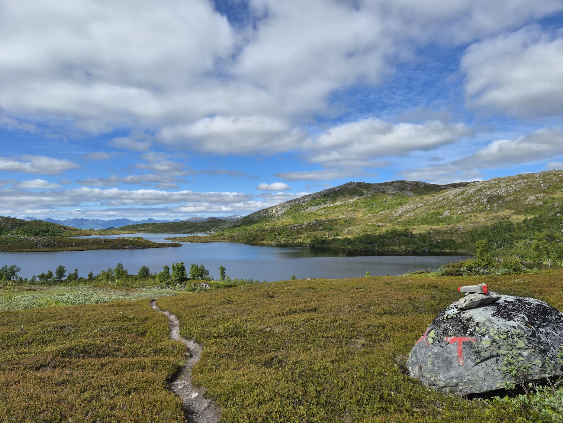 Utsikt mot Langvatnet