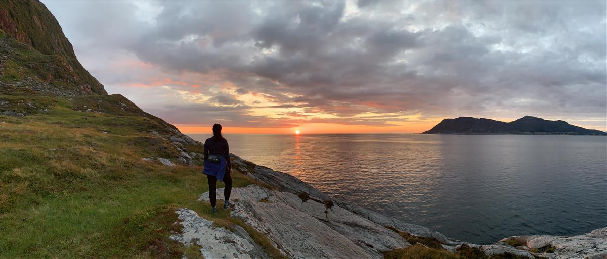 Buhammaren panorama sommar 2021 solnedgang