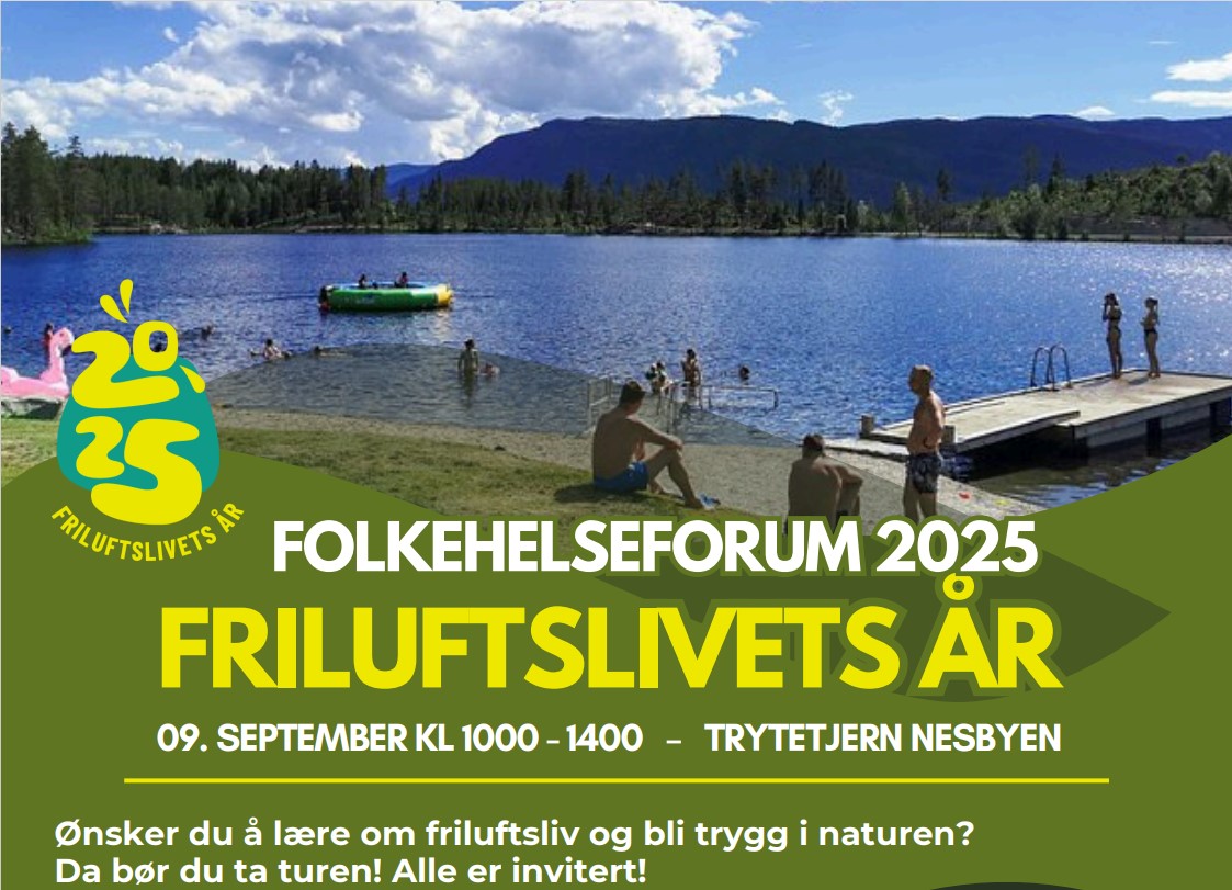 Folkehelseforum friluftslivets år bilde