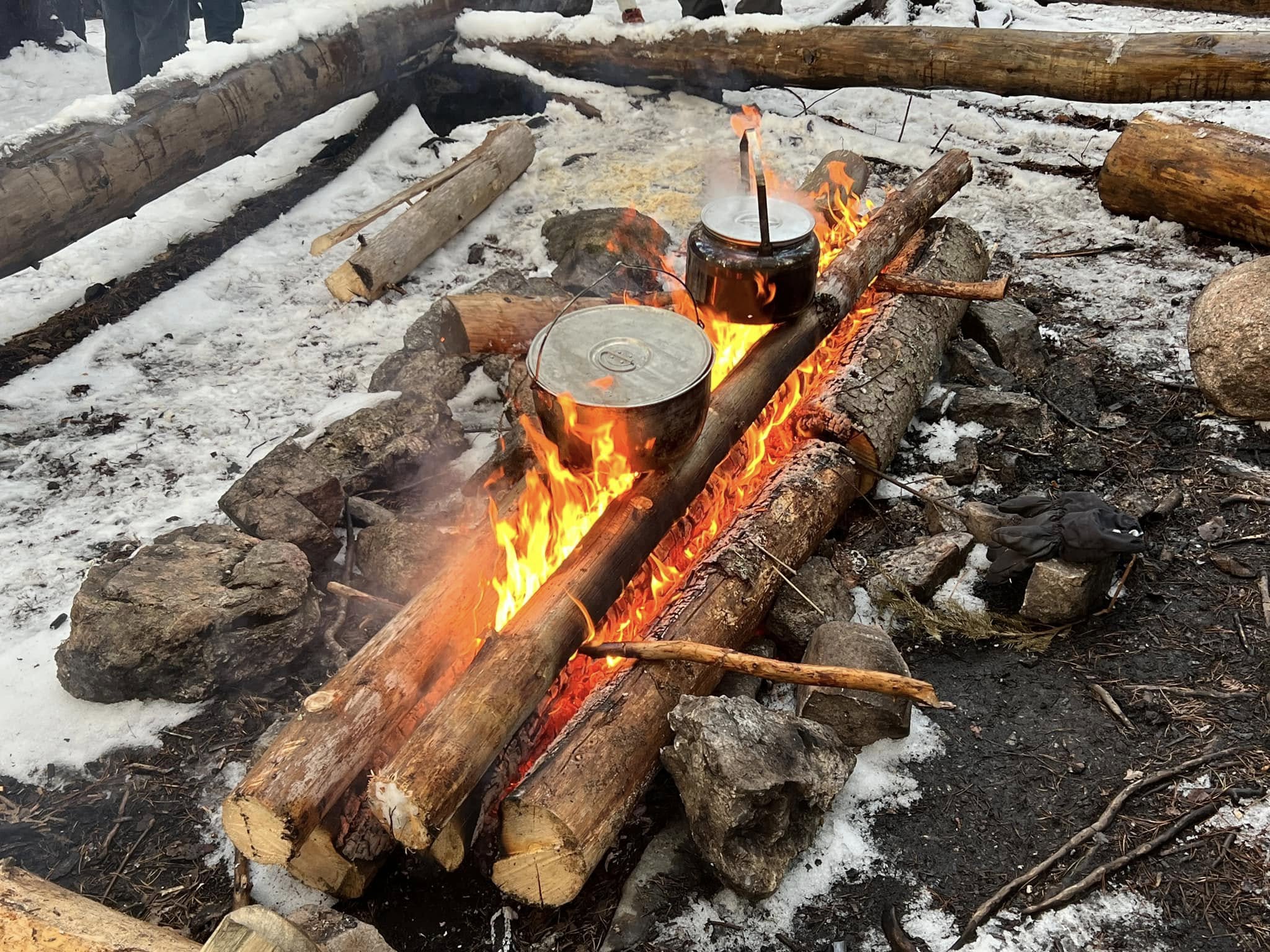 Langbål