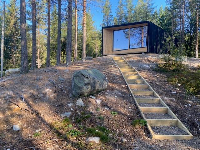 Trapp opp til dagsturhytta foto ole petter blestad
