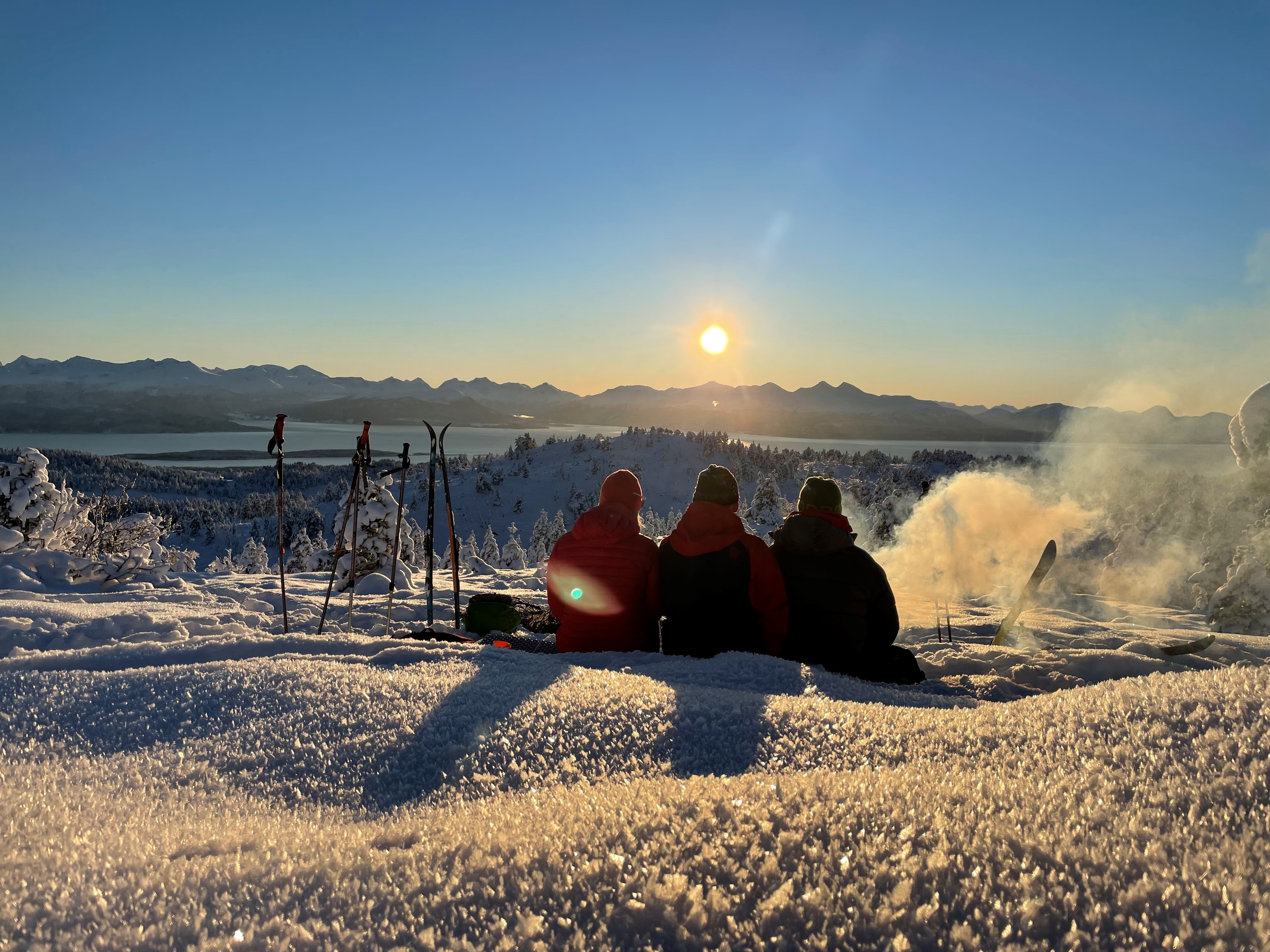 Vinter og bål